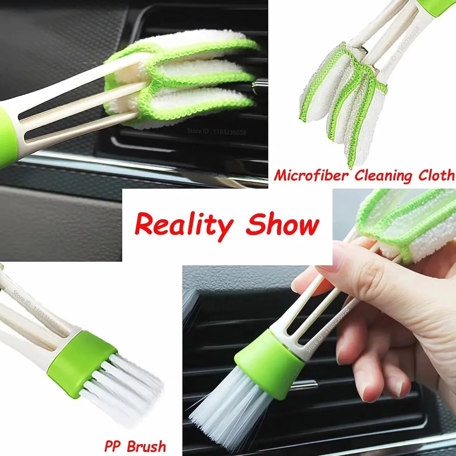 👉 Brosse à perceuse PRO – intérieur de voiture comme neuf
