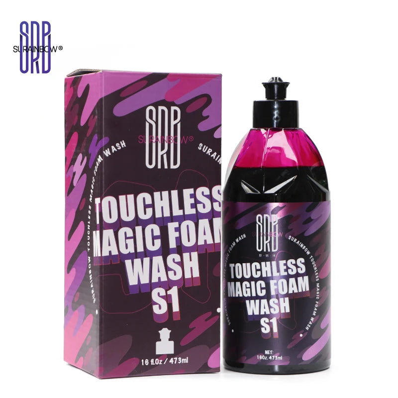 Mousse Active Auto Sans Contact (Magic Foam)- Nettoyage Profond et Brillance Instantanée.