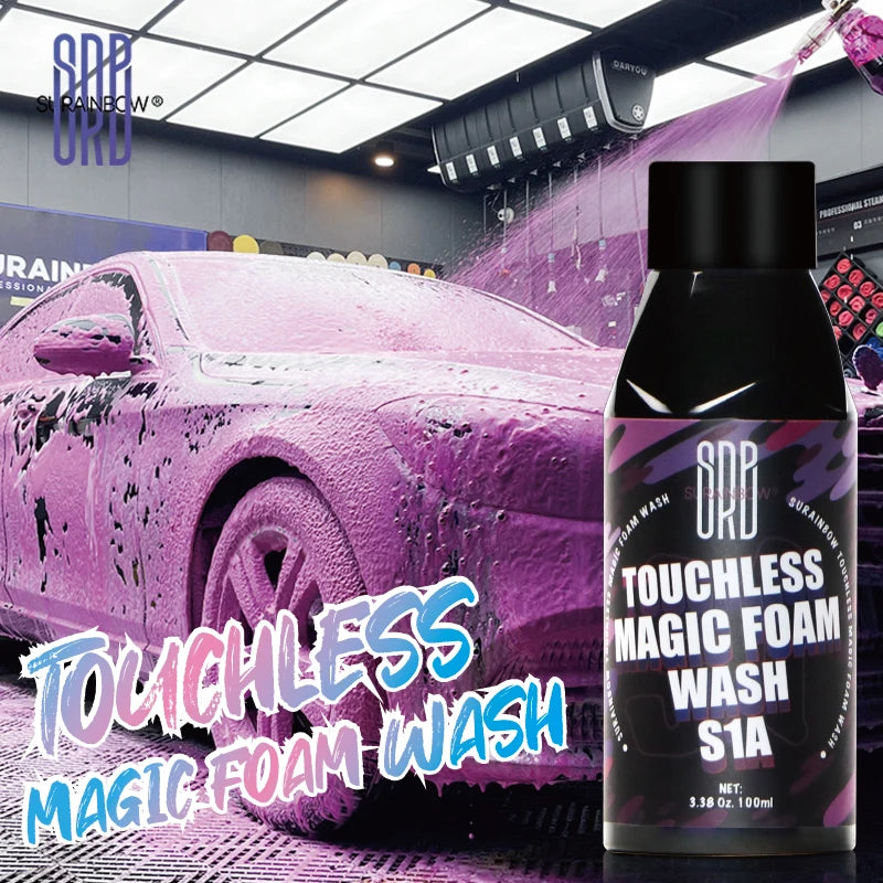 Mousse Active Auto Sans Contact (Magic Foam)- Nettoyage Profond et Brillance Instantanée.