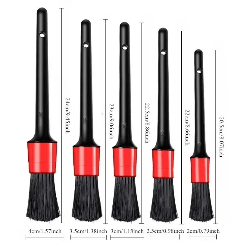 kit de brosses détailingK intérieur Nettoyage en profondeur sans effort
